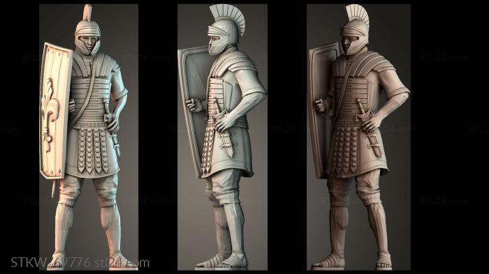 The leader of the warrior 3d STL model