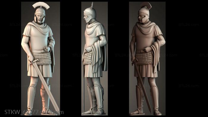The leader holds the sword 3d STL model