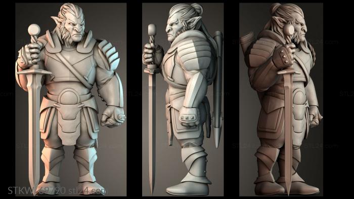 Military figurines (Hobgoblin Men, STKW_69790) 3D models for cnc