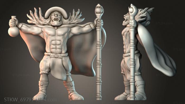 Shadax Caped Thicker Staff Down Man