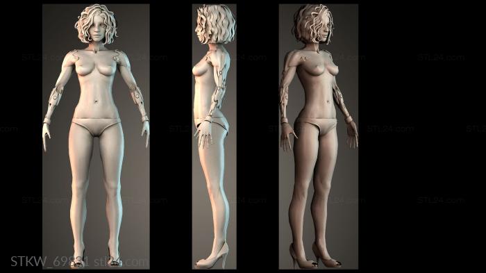 Humanlike Robot Figure