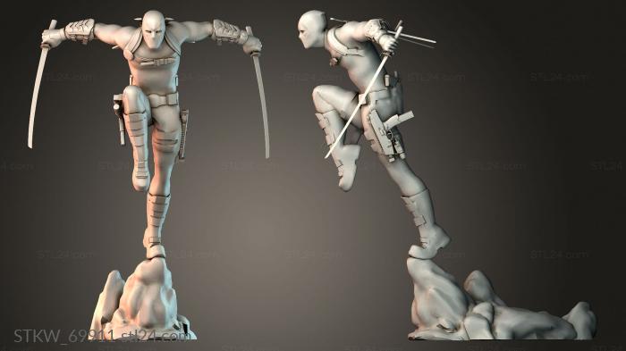 Military figurines (Xforce Man, STKW_69911) 3D models for cnc