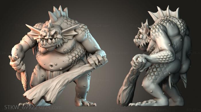 Monster Warrior Sculpture