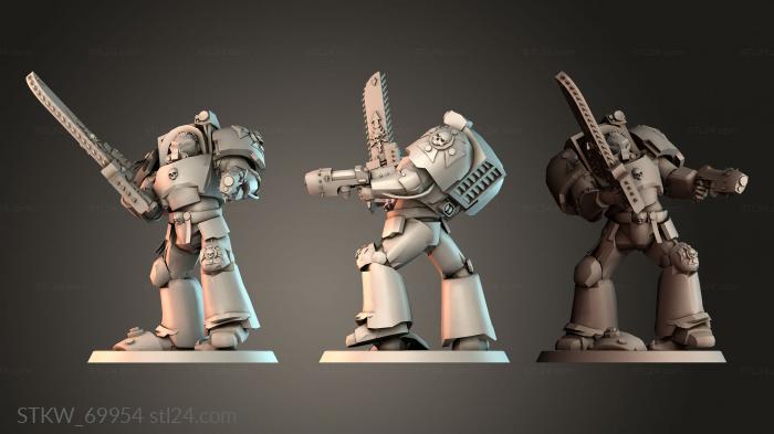 Scifi Warrior Sculpture