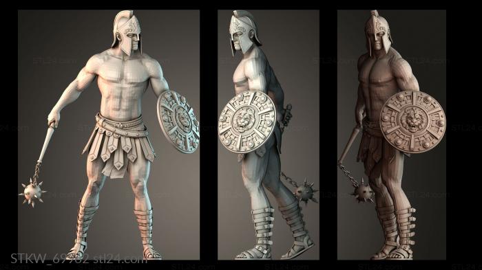 Mr gladiator figurine