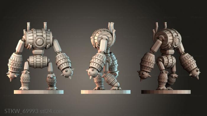 Mechanical Steam Robot