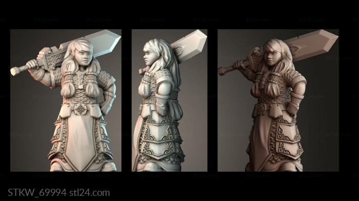 Fierce Warrior Sculpture