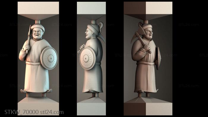 Warrior Figurine Statue