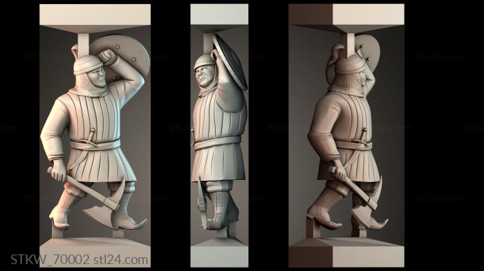 Warrior Statue Design