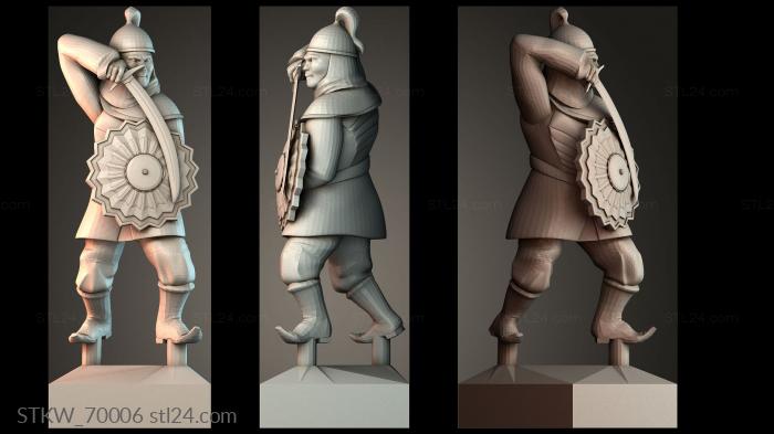 Воин со щитом