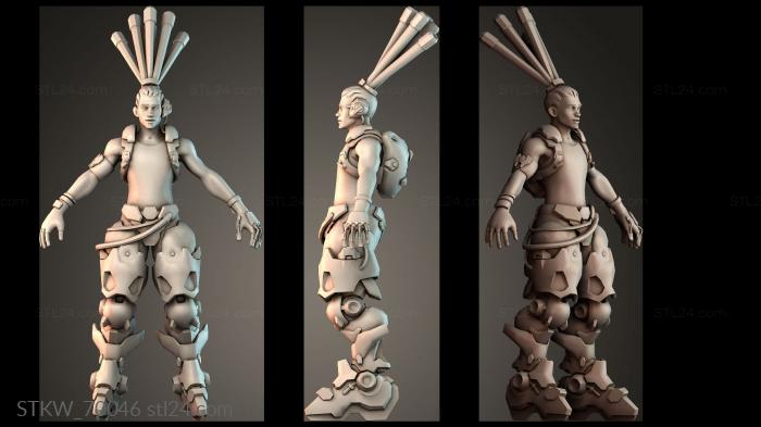 Futuristic Warrior Design