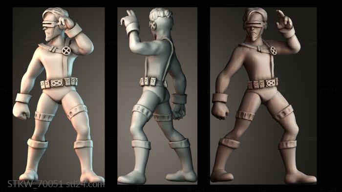 Military figurines (Mr Cyclops mini, STKW_70051) 3D models for cnc