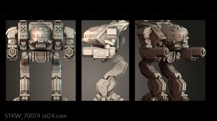 Futuristic Combat Robot