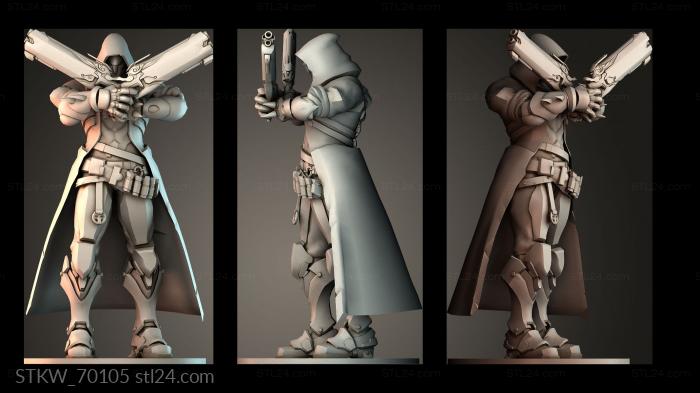 Military figurines (Reaper, STKW_70105) 3D models for cnc