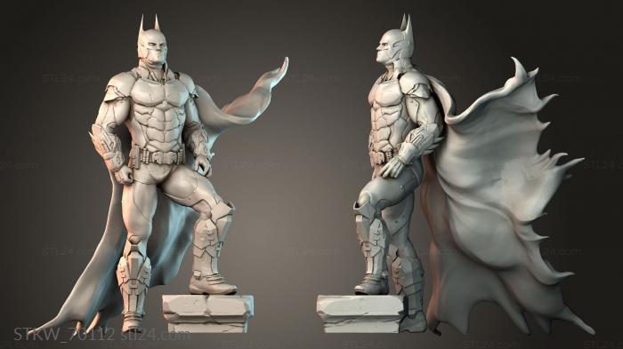 Batman with cape - superman