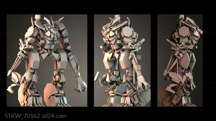 Abstract Robot Figure