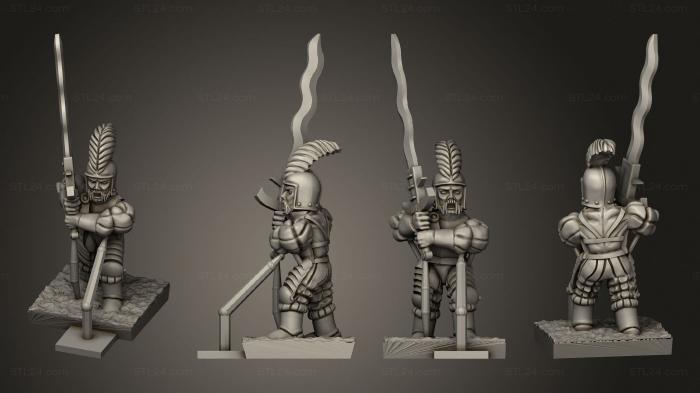 Military figurines (Great Sword 6, STKW_7017) 3D models for cnc