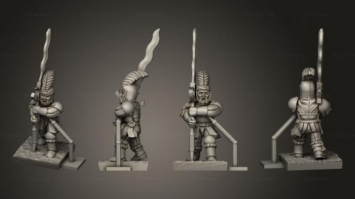 Military figurines (Great Sword 8, STKW_7019) 3D models for cnc