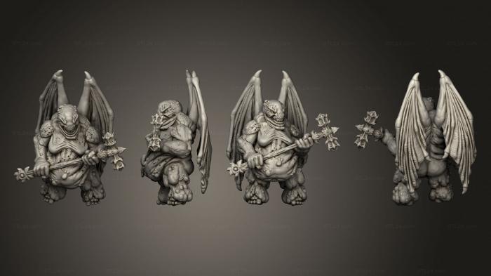 Military figurines (Griy Demons daemon 1 whole, STKW_7053) 3D models for cnc