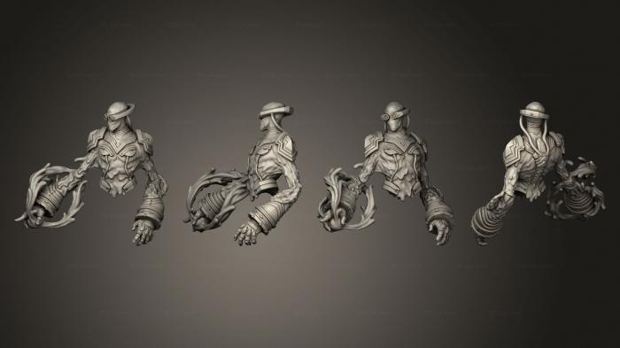 Military figurines (Grooze The Morphic Ooze Bust, STKW_7054) 3D models for cnc