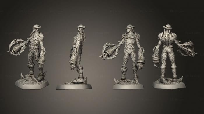 Military figurines (Grooze The Morphic Ooze 01, STKW_7056) 3D models for cnc