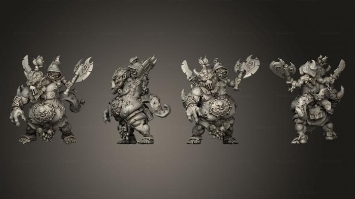 Military figurines (Grum troll of the abyss, STKW_7059) 3D models for cnc