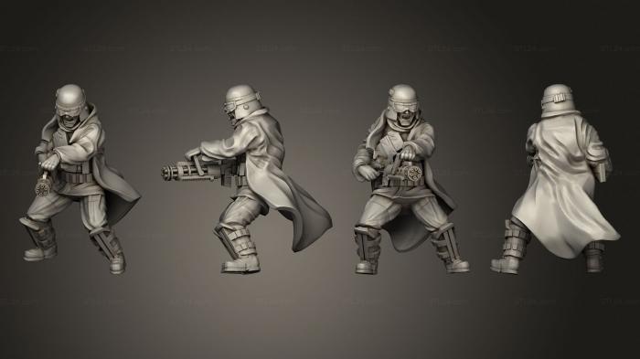 Military figurines (grunge heavy, STKW_7062) 3D models for cnc