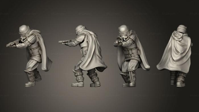 Military figurines (Grunge Trooper 1, STKW_7065) 3D models for cnc