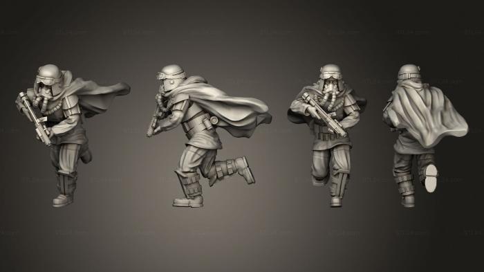 Military figurines (Grunge Trooper 4, STKW_7068) 3D models for cnc