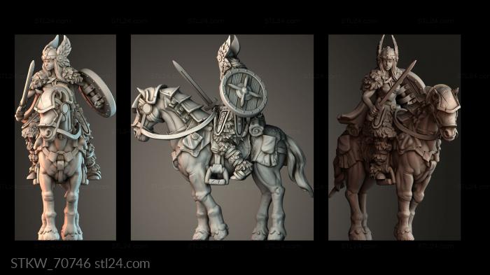 Shield Maiden on Horse