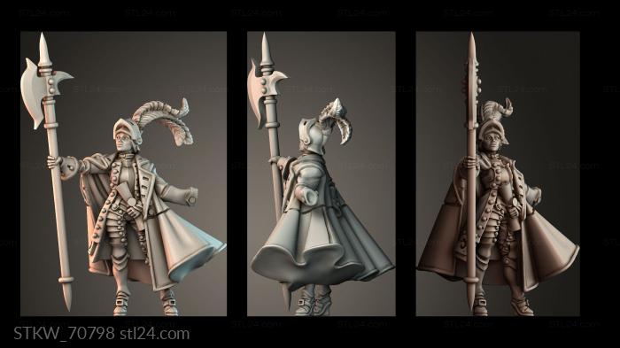 Line soldier female officer