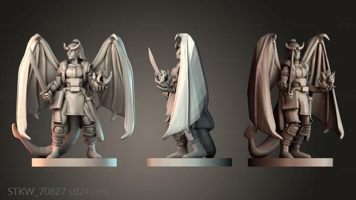 Tiefling warlock femle