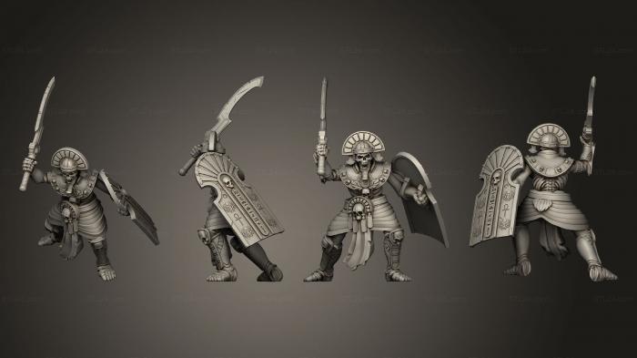 Military figurines (Guard 4 Sword, STKW_7083) 3D models for cnc