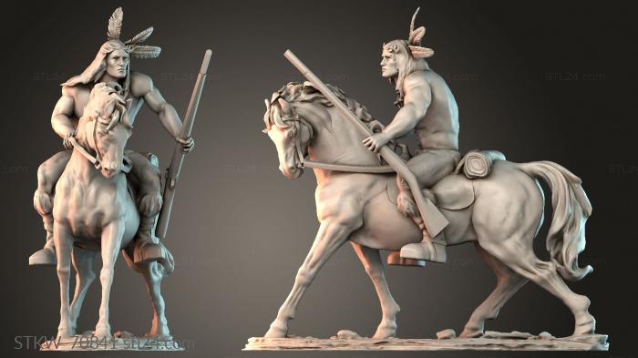 Native Sioux Warrior Rider