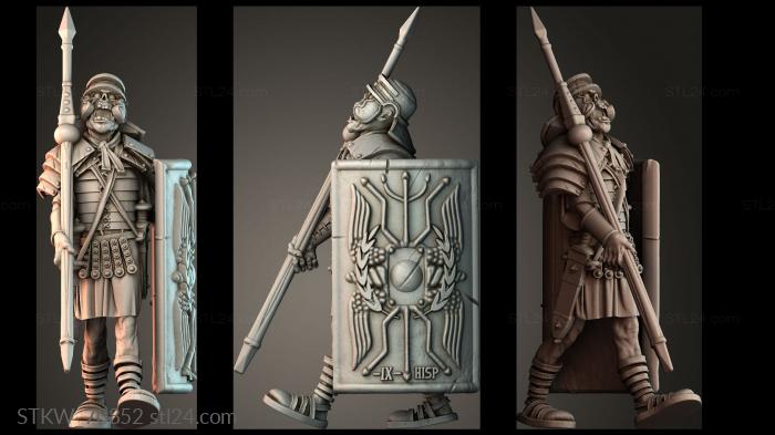 Cursed legionnaire marching