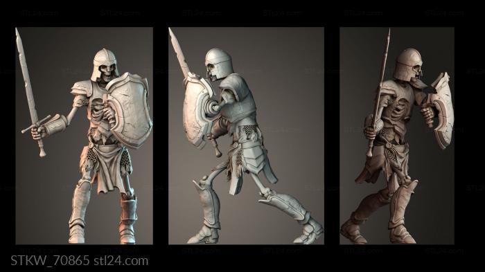 Скелет воин