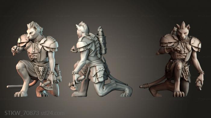 Military figurines (Brakkan Empire, STKW_70873) 3D models for cnc