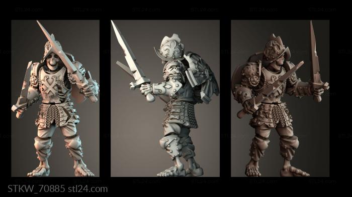 Military figurines (Eternal Conquistador Cavalry Promo, STKW_70885) 3D models for cnc