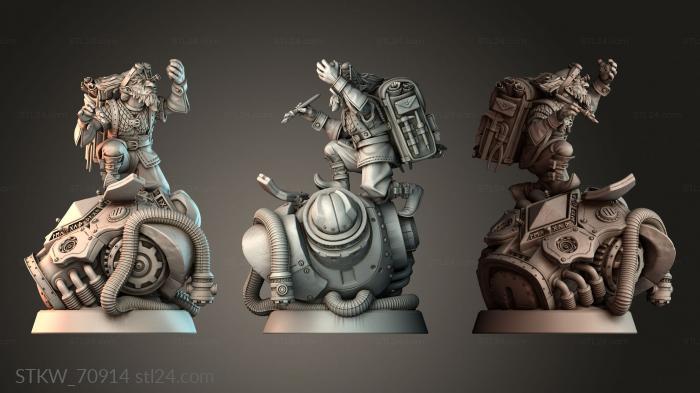 Military figurines (Craig Scrapfiggs, STKW_70914) 3D models for cnc