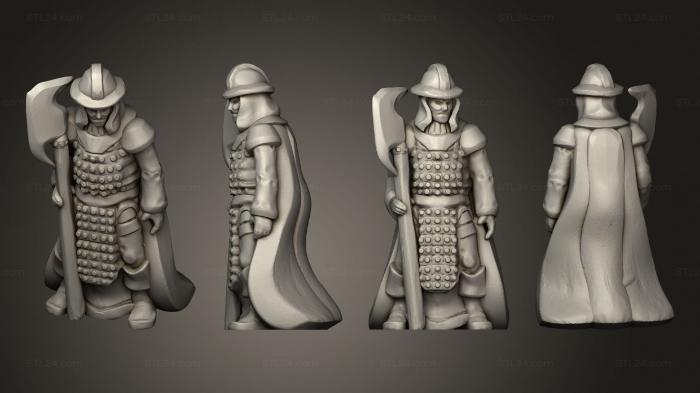 Military figurines (Guard A, STKW_7093) 3D models for cnc