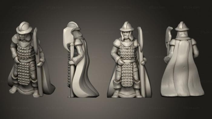 Military figurines (Guard B, STKW_7094) 3D models for cnc