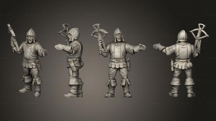 Military figurines (Guard BUILT 04, STKW_7098) 3D models for cnc