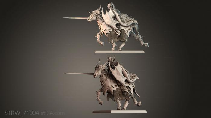 Military figurines (Vampire rider, STKW_71004) 3D models for cnc