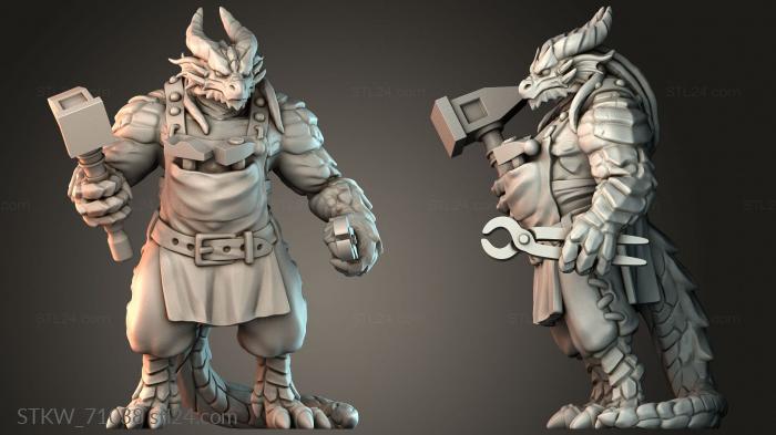 Military figurines (STKW_71038) 3D models for cnc