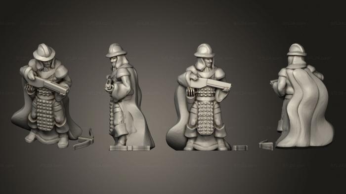 Military figurines (Guard D, STKW_7104) 3D models for cnc