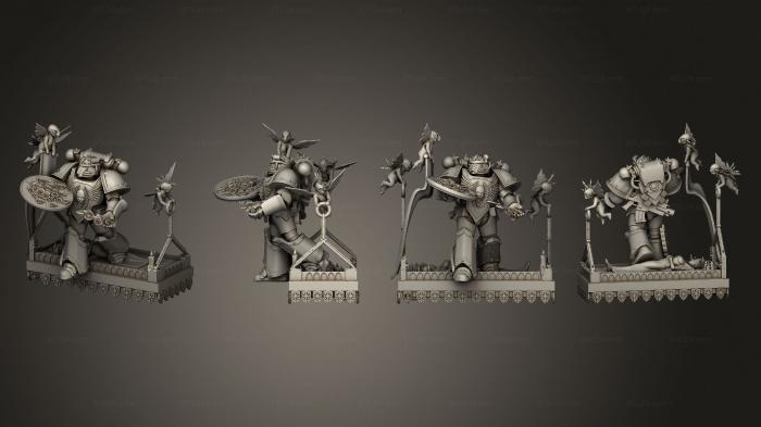 Military figurines (Guard Evil, STKW_7106) 3D models for cnc