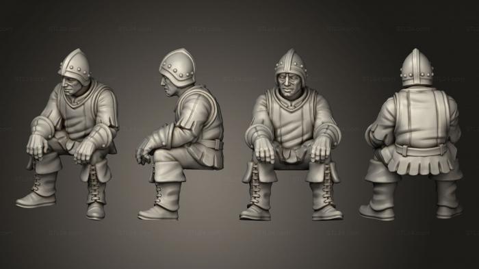 Military figurines (GUARD 02, STKW_7110) 3D models for cnc