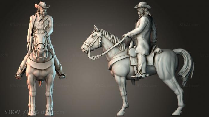 Старый ковбой на коне