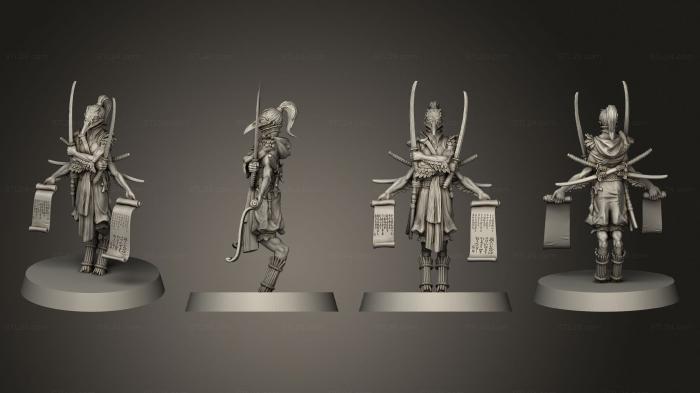 Military figurines (Guardians of Knowledge B, STKW_7134) 3D models for cnc