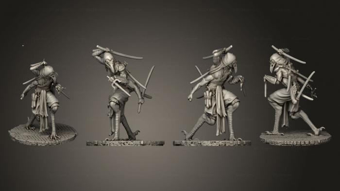 Military figurines (Guardians of Knowledge E, STKW_7137) 3D models for cnc